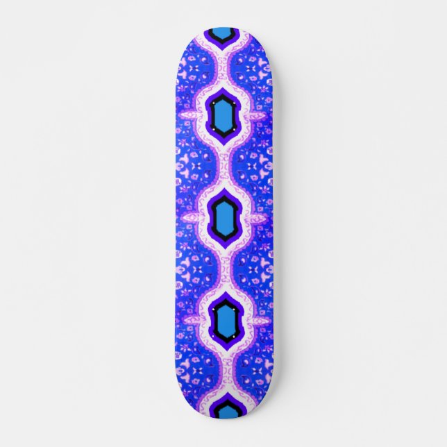Vibrant 3D Digital Artwork Skateboard Deck (Devant)