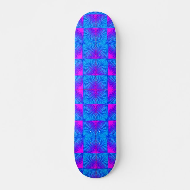 Vibrant 3D Digital Artwork Skateboard Deck (Devant)