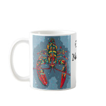 Vibrant Abstract Lobster Mug