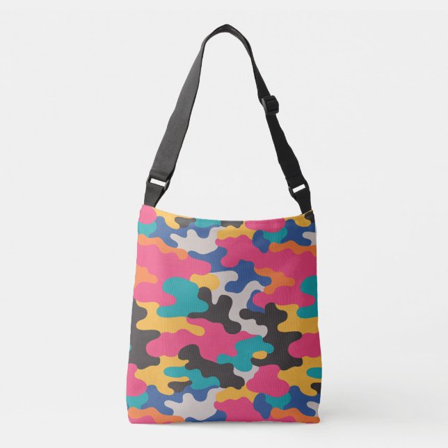 Vibrant camo tote bag (Devant)