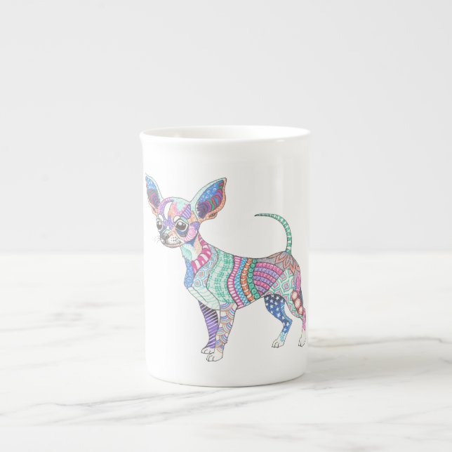 Vibrant Chihuahua Special Mug (Devant)