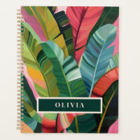Vibrant coloré abstrait douloureux feuille tropica