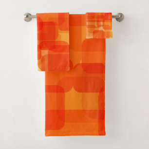 Vibrant Contemporain Abstrait Art Moderne Orange