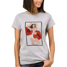 "Vibrant couleur éclaboussant femme's T-shirt tend