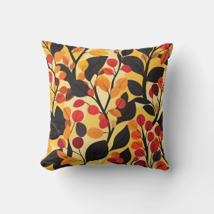 Vibrant Feuilles d'automne Coussin décoratif
