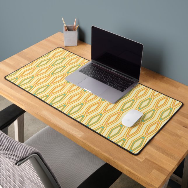 Vibrant geometric pattern with hexagonal shapes  (Bureau 2)