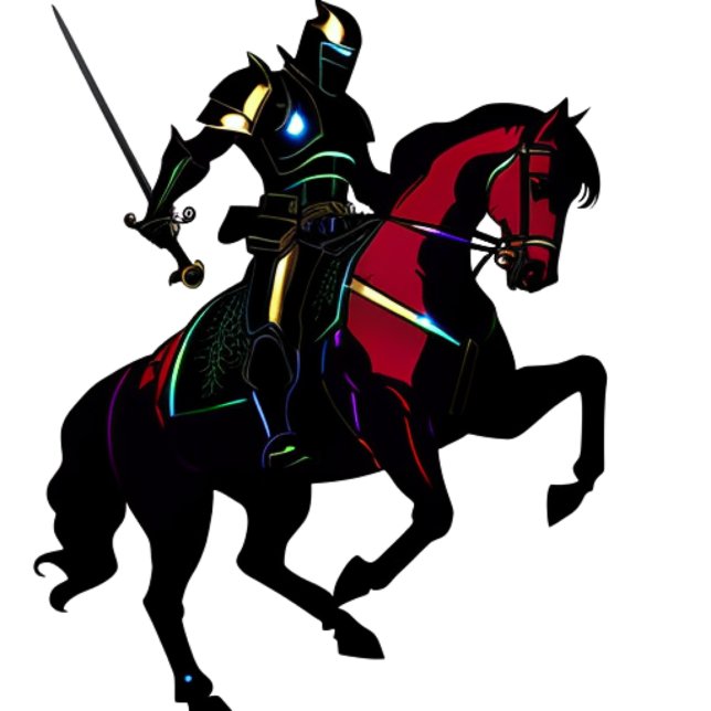 Vibrant Knight Café Mug (Créateur téléchargé)