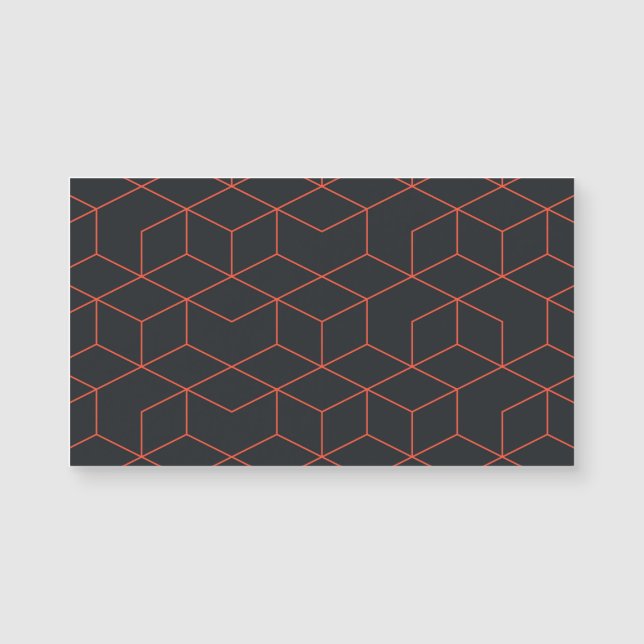 Vibrant, rétro, simple, cool, tendance motif cube (Devant)