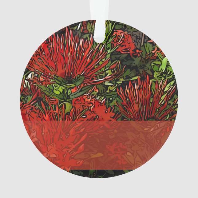 Vibrant Rouge Orange Firebush (dos)