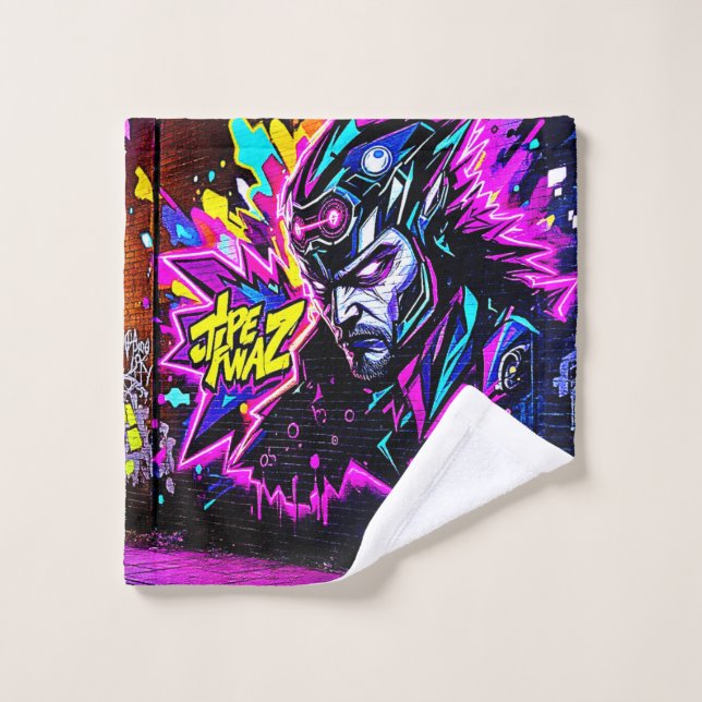 Vibrant Street Art (Gant de toilette)