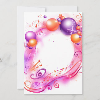 Vibrant Yuletide Harmony Cartes de fin de année