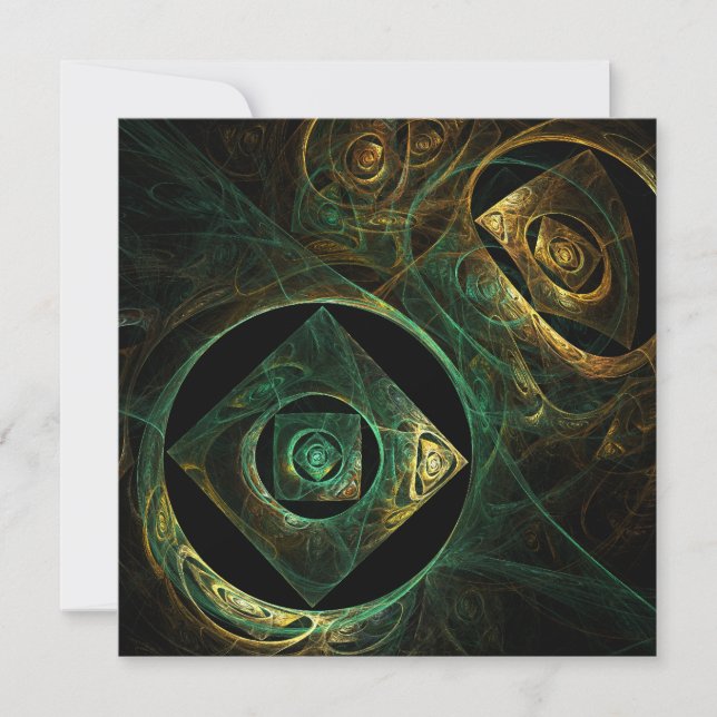 Vibrations magiques Art Abstrait (Devant)