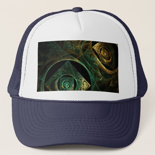 Vibrations magiques Casquette d'art Abstrait (Devant)
