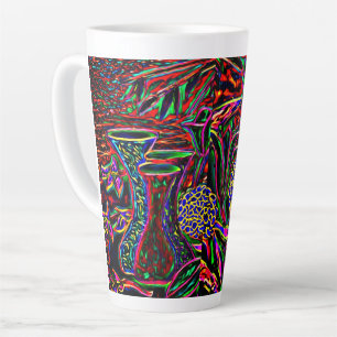 Vibrations positives Latte Mug