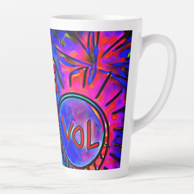 Vibrations positives Latte Mug (Droite)