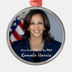 Vice-président Kamala Harris Ornement métallique