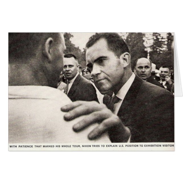 Vice-président Nixon dans l'Union Soviétique (Devant horizontal)