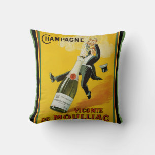Vicomte de Moulliac Champagne Coussin