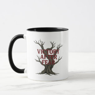 Victoire Après La Peur - Arbre Conception Café Mug
