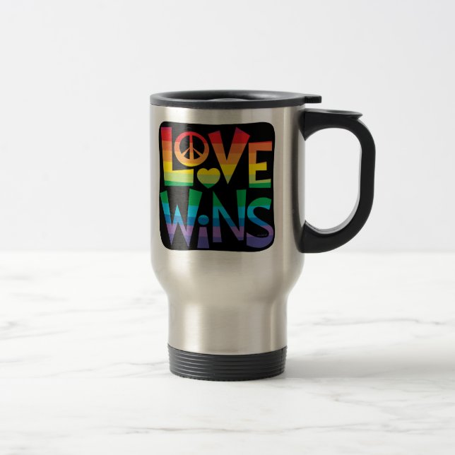 Victoires d'amour ! Tasse de voyage (Droit)