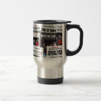 Victoires d'Obama ! Tasse historique de journal