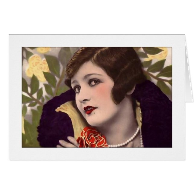 Victorian beauty in purple coat (Devant horizontal)