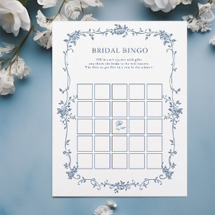 Victorian Blue 'Bridal Bingo' jeu de Fête des mari