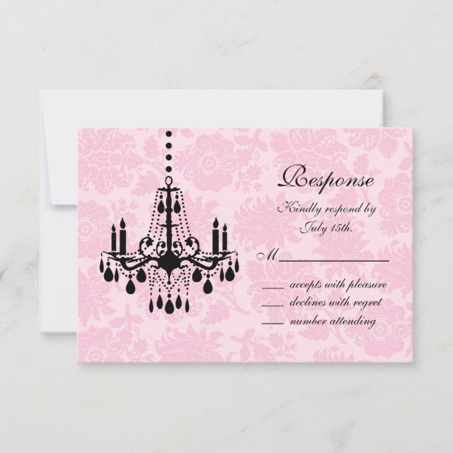 Victorian Damask RSVP (Devant)