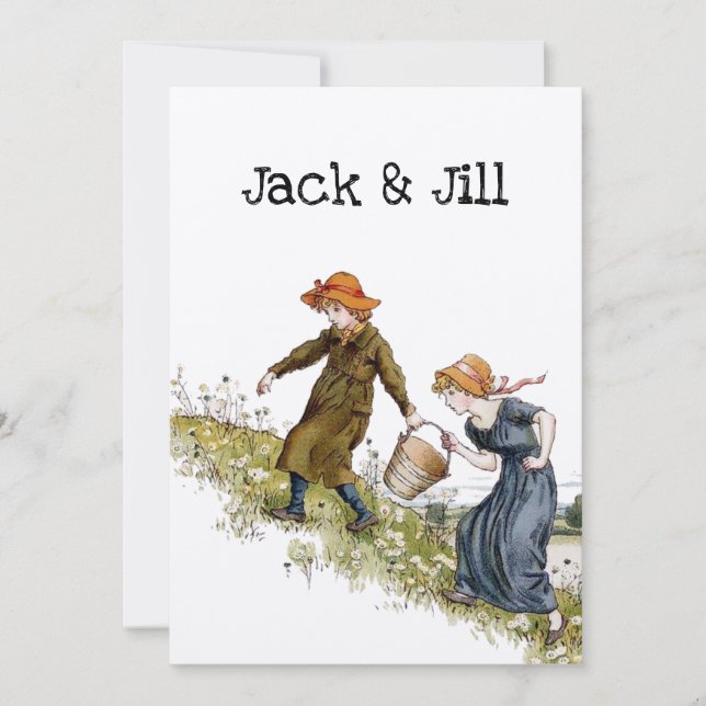 Victorian Era Jack & Jill par Kate Greenaway (Devant)