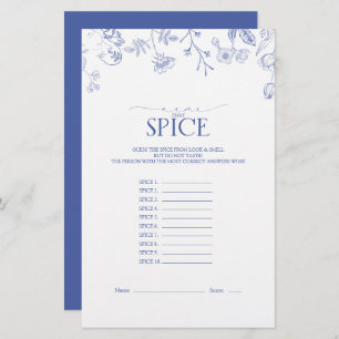 Victorian French Blue & White Fête des mariées Jeu