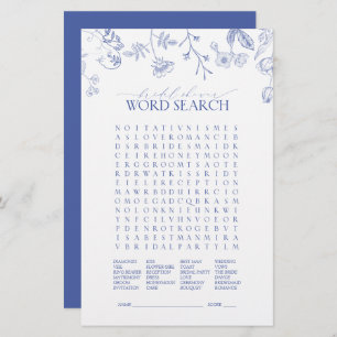 Victorian French Blue & White Fête des mariées Jeu