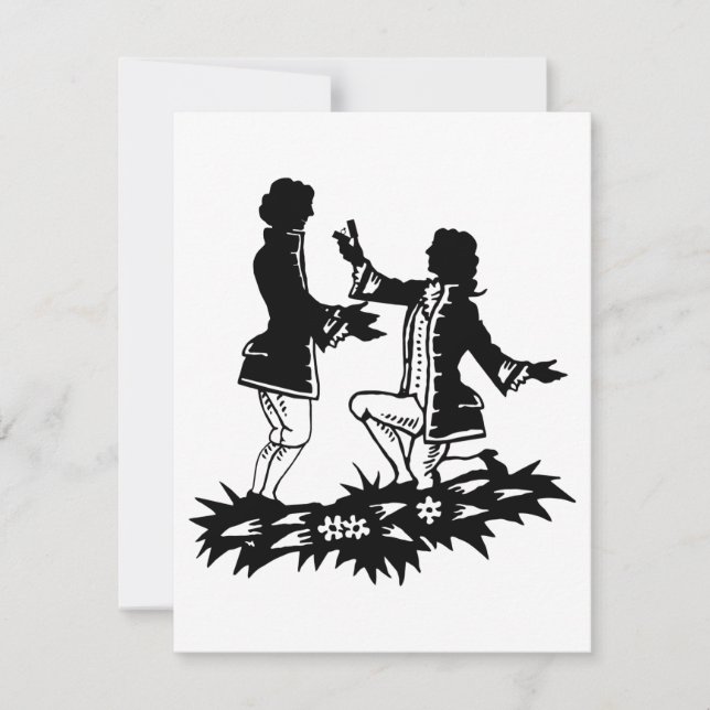 Victorian Gay Man propose la silhouette de Lover (Devant)