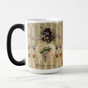 Victorian Lady Vintage Valentine's Day Mug
