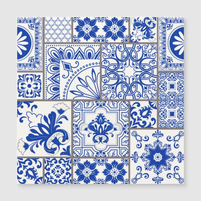 Victorian Majolica : Patchwork Tile Motif. (Devant)