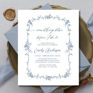 Victorian Quelque chose Bleu Fête des mariées fran