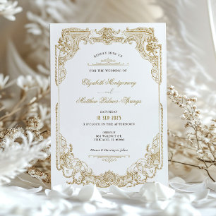 Victorian Royal Elegance Wedding Invitations