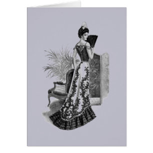 Victorian Soirée Gown Lavender Grey