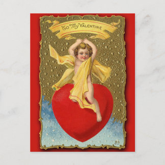 Victorien vintage à ma carte Valentine