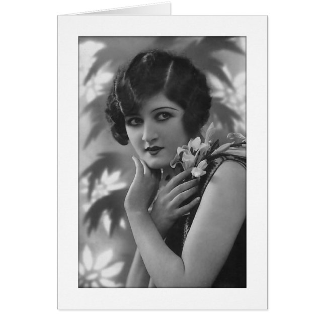 Victorienne stupéfiant en noir et blanc (Devant)