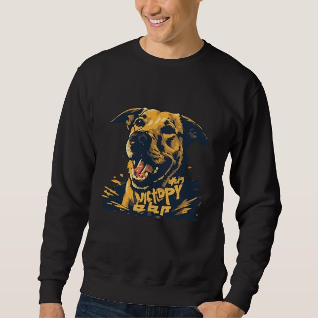 Victory Bar Dog Sweatshirt - Champion Spirit Athle (Devant)