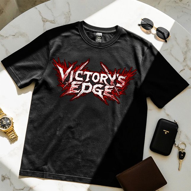 Victory's Edge - T-shirt Motivational Design (Créateur téléchargé)