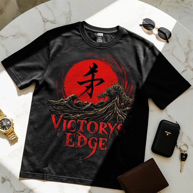 Victory's Edge - T-shirt Motivational Design (Créateur téléchargé)