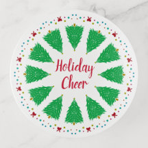 Mosaïque moderne d'arbre de Noël de l'acclamation