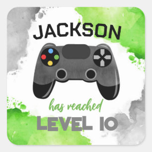 Video Game Party On Level Up Favoriser Stickers Ét
