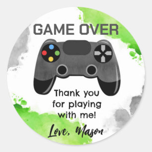 Video Game Party On Level Up Favoriser Stickers Ét