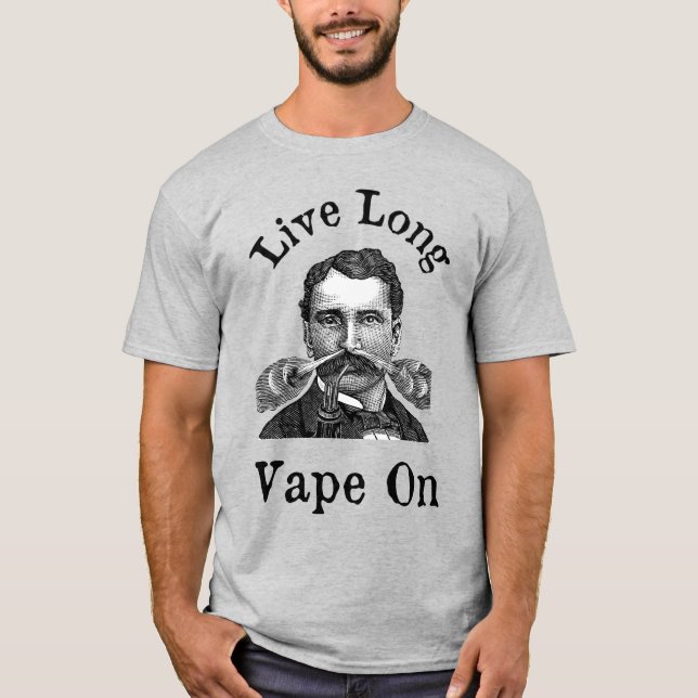 Vidéo Live Long Vape Sur T-shirt (Devant)