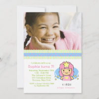 Vidéo Photo Invitation à la fête d'anniversaire