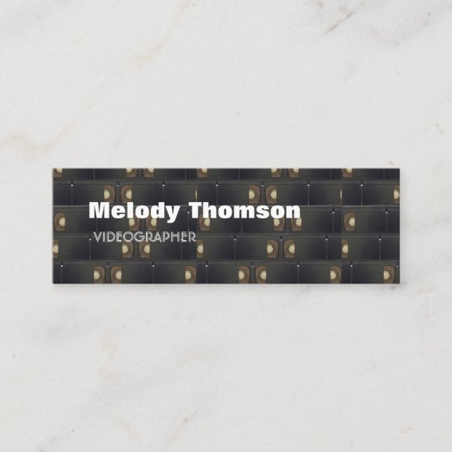 Vidéographe Carte de visite (Devant)