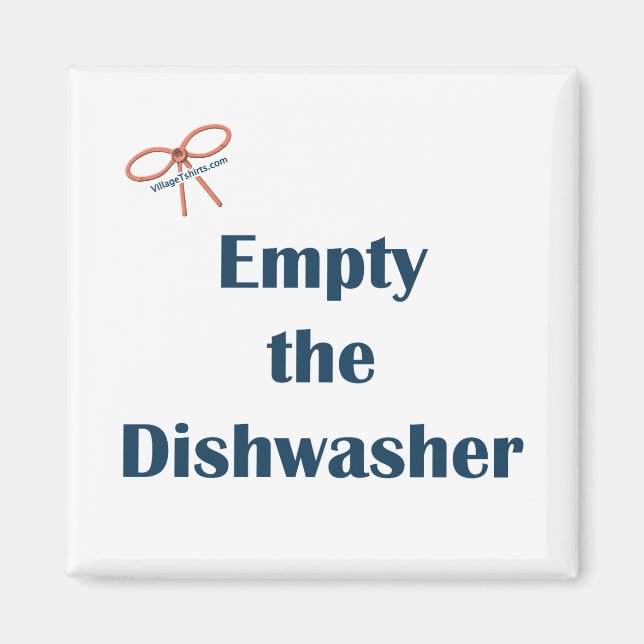 Vider Le Magnet De Rappel Du Lave-Vaisselle (Devant)