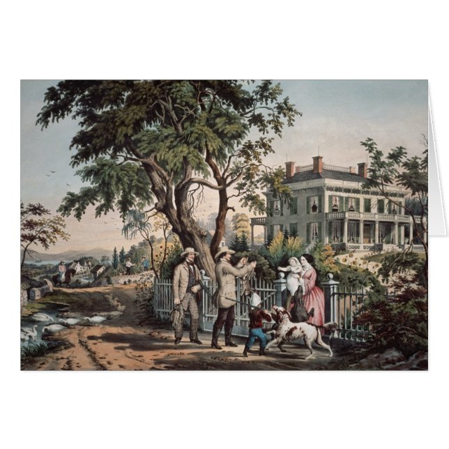 Vie à la campagne américaine - après-midi (Devant horizontal)